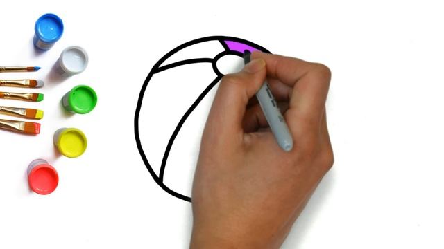 Как нарисовать мячик, чашку с блюдцем и корону с сердечком, лёгкие рисунки для рисования с детьми смотреть онлайн