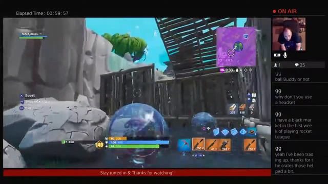 Fortnite Win Solo Arena! Won hanging of map with Baller! смотреть онлайн
