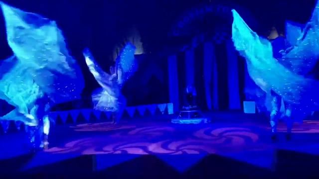 Светодиодные крылья. Работа в цирковой программе #шоубалетростов #балетвцирке #шоубалетсозвездие