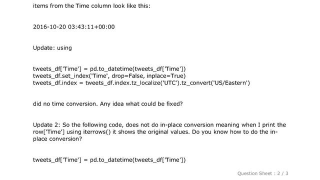 Pandas : AttributeError: 'DataFrame' object has no attribute 'to_datetime' смотреть онлайн