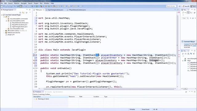Bukkit Plugins programmieren #005 || Hashmap || Text auf Schildern ändern [GERMAN] ✔ смотреть онлайн