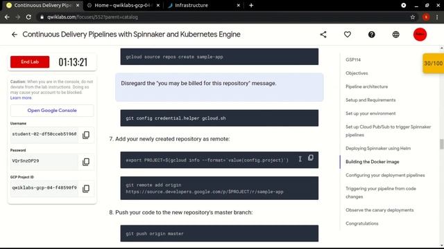 Continuous Delivery Pipelines with Spinnaker and Kubernetes Engine | Google Cloud Solutions I GSP11 смотреть онлайн