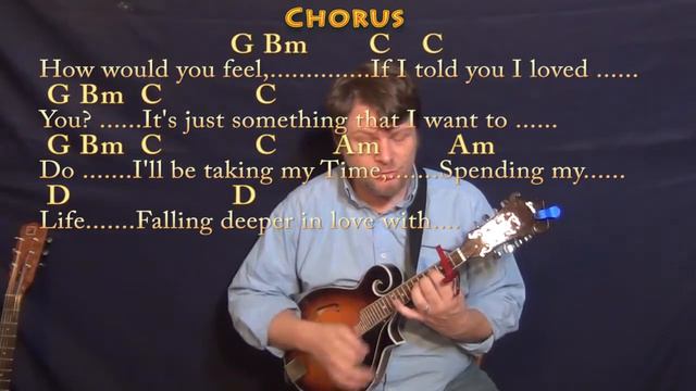 How Would You Feel (Ed Sheeran) Mandolin Cover Lesson with Chords/Lyrics - Capo 2nd смотреть онлайн