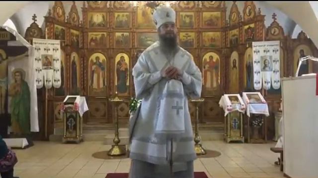 Проповедь епископа Савватия во время Всенощного бдения 19 05 2018г смотреть онлайн