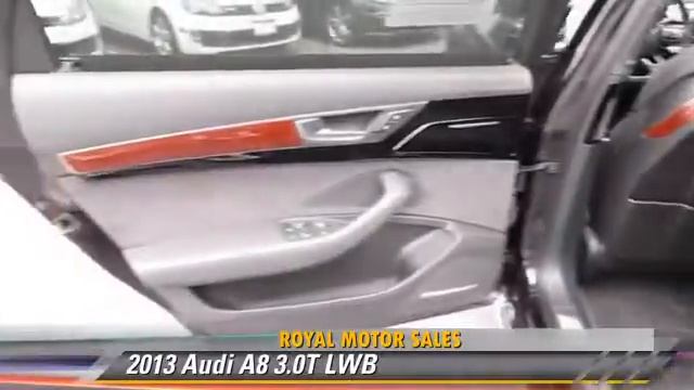 2013 Audi A8 3.0T LWB - Royal Motor Sales, San Francisco смотреть онлайн