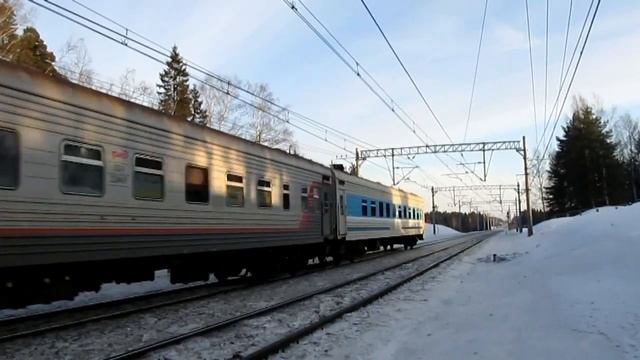 ЧС2Т-998 с поездом №604/622 Москва-Осташков/Боровичи смотреть онлайн