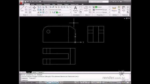 Clase 8 - Curso Gratis AutoCAD 2010 смотреть онлайн
