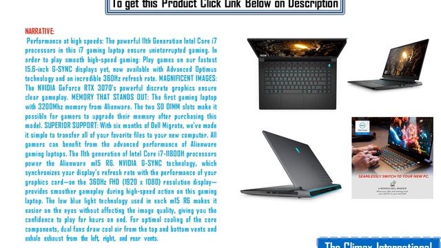 Best Alienware M15 R6 Gaming Laptop with Windows 11 Home смотреть онлайн