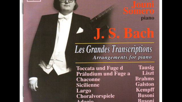 Bach-Tausig:Toccata and Fugue d minor Jouni Somero,piano смотреть онлайн