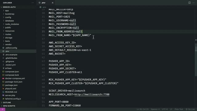 Laravel Breeze Authentication смотреть онлайн