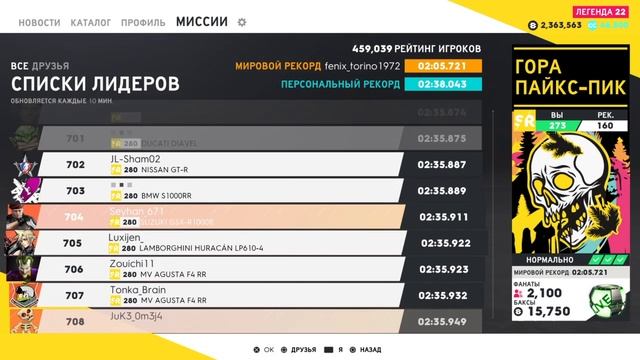 The Crew 2 Audi TTRS Мировой Рекорд смотреть онлайн