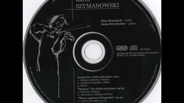 "Tree caprices of Paganini", op.40 Caprice D major, N20