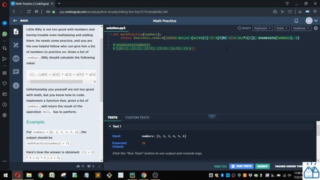 Python - CodeSignal Math Practice 61 смотреть онлайн