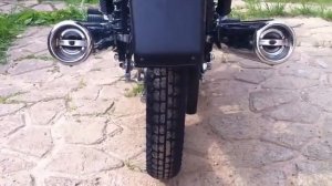 Настоящий звук мотоцикла Ява