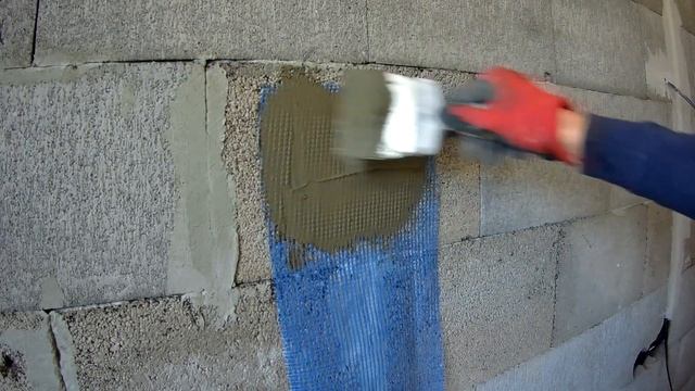 Армирование сеткой из стекловолокна перед штукатуркой смотреть онлайн