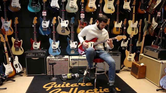 Fender Mustang Red Competition 1971 ! смотреть онлайн