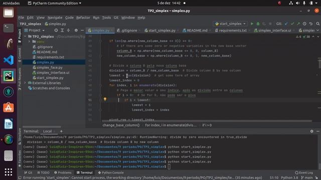 Algorítimo Simplex em Python3 смотреть онлайн