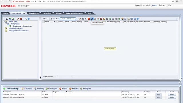 [HD] OVM Manager - Iniciando y deteniendo máquinas virtuales смотреть онлайн