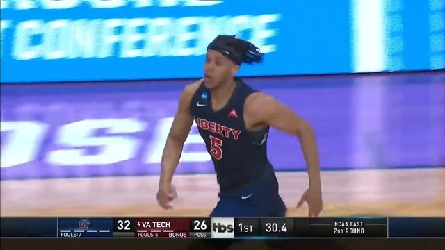 Virginia Tech vs. Liberty: Second round NCAA tournament extended highlights смотреть онлайн