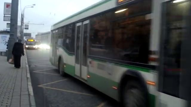 московский автобус МАЗ № 08361 маршрут 157. смотреть онлайн
