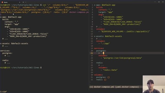 Deleting Specific Lines in a File with sed or yq смотреть онлайн