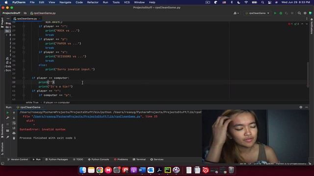 Rock Paper Scissors Game in Python | randint() | Speed Code смотреть онлайн