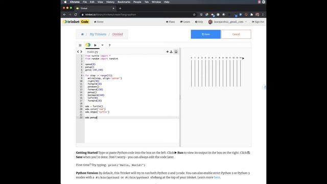 Summer Code Challenge: Turtle Race Python смотреть онлайн