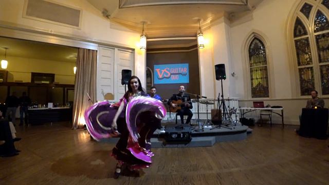 VS Guitar Duo & Marina Kolpakova. Russian-Gypsy tune and dance — Vengerka (a.k.a Two Guitars) смотреть онлайн
