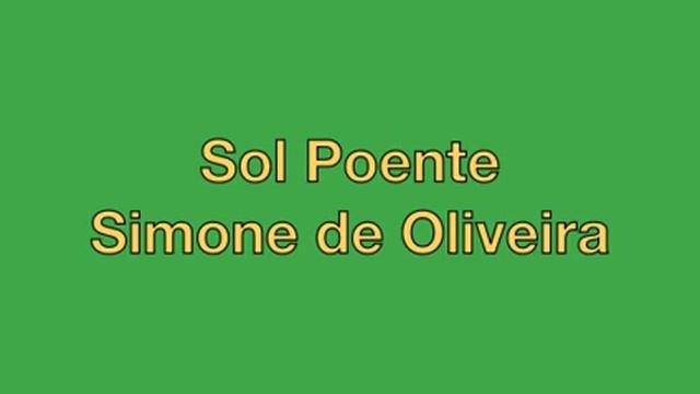 Sol Poente — Simone de Oliveira смотреть онлайн