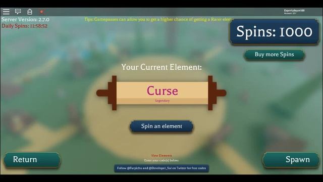 ROBLOX: All New Codes In (Elemental Royale) смотреть онлайн