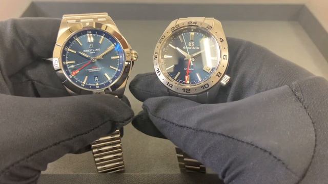 Which Blue Dial GMT? (Breitling Chronomat or Grand Seiko SBGM245) смотреть онлайн