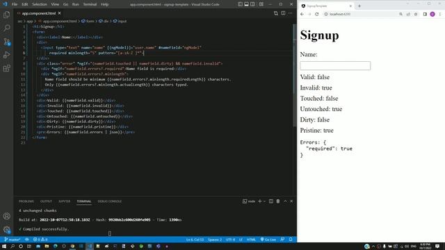 #12.21 - Validation using Regular Expression - Template Driven Form - Angular Series смотреть онлайн