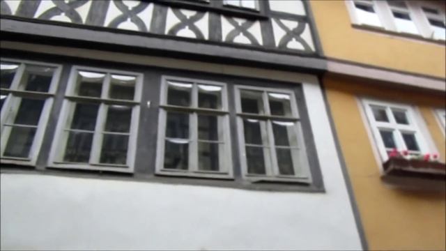 Krämerbrücke. Улица-мост в Эрфурте. Жизнь и путешествия в Германии. смотреть онлайн