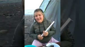 Крым, семейный отдых с палатками.  Морское