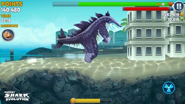 Hungry Shark Evolution - Sharkjira the Ultimate Predator! смотреть онлайн
