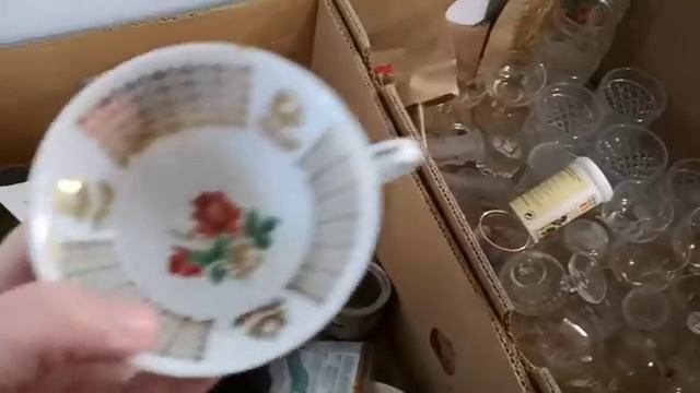 И снова поход на барахолку в Германии! Винтажная посуда, фарфор, керамика, стекло. смотреть онлайн