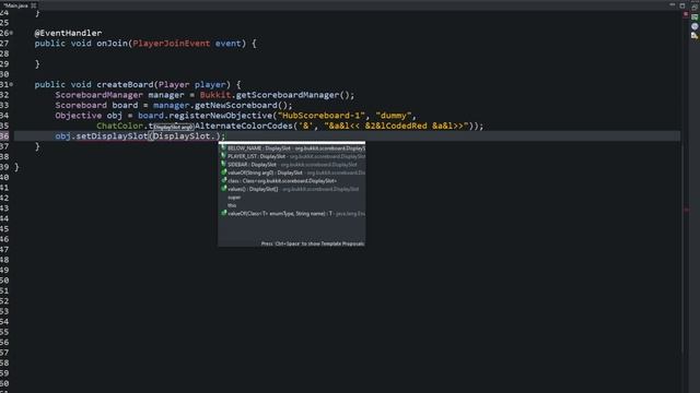 How to make a Spigot 1.15+ plugin (Ep23) Scoreboards смотреть онлайн