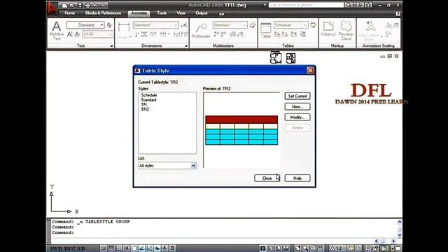 32 # الجداول - الجزء الثاني ـ AutoCAD смотреть онлайн
