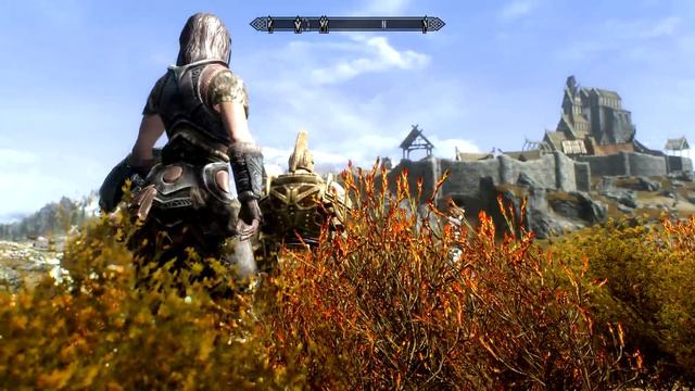 Skyrim ENB test, ultra settings, godrays effect! смотреть онлайн