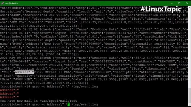 how to masked PII data in json logs file using sed command | regex exact value and replace смотреть онлайн