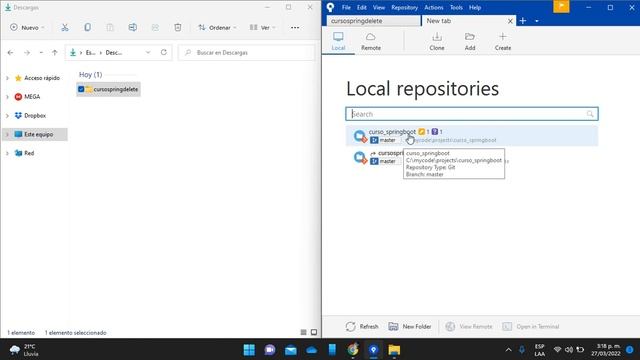 Curso Git - SourceTree | Como Quitar(Oculta) o Eliminar(Del Disco Duro) Un Repositorio En SourceTre смотреть онлайн