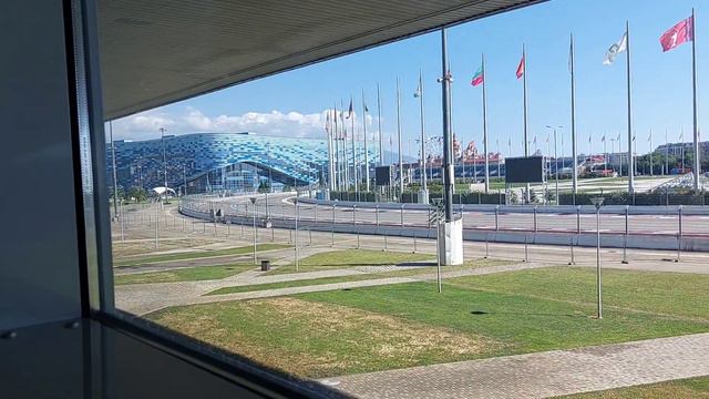 Вид со второго этажа постолимпийского спортивного оъекта Сириус Арена смотреть онлайн