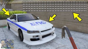 GTA 5 МОДЫ 222 ЗВЁЗД РОЗЫСКА !! УГНАЛ РУССКИЙ ДПС НИССАН СКАЙЛАЙН И УСТРОИЛ ПОГОНЮ ОТ ГЛУПЫХ КОПОВ