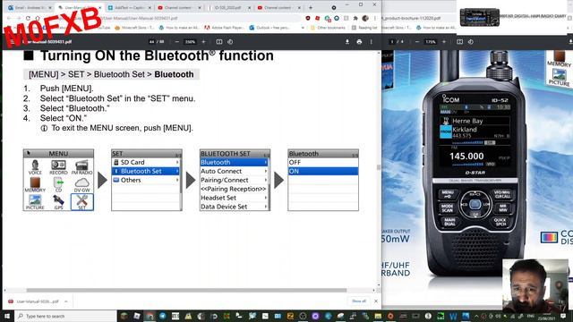 ICOM ID52 -GPS-BLUETOOTH -SD CARD смотреть онлайн