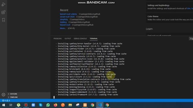 Laravel 7 installation with shortcut command смотреть онлайн