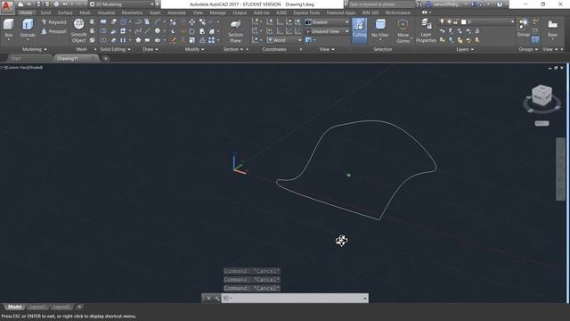 EX04-PART 03 Surface Modelling using AutoCAD EDGESURF,REVSURF смотреть онлайн