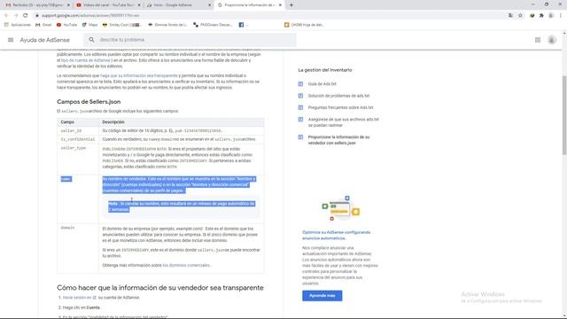 Proporcione la información de su vendedor con sellers.json SOLUCIÓN google adsense смотреть онлайн