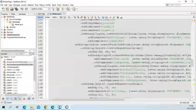 Proyecto Boleta de Pago - Editor Java Swing смотреть онлайн