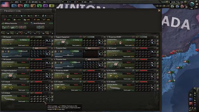 Hearts of Iron 4 - 1.3.2 - United States - The Giant Wakes - Together For Victory - 28.01.2017 смотреть онлайн
