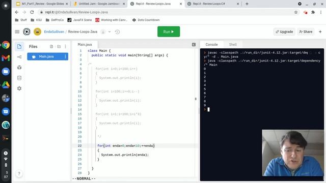 Java/C# - Review Loops (for, while, do) смотреть онлайн